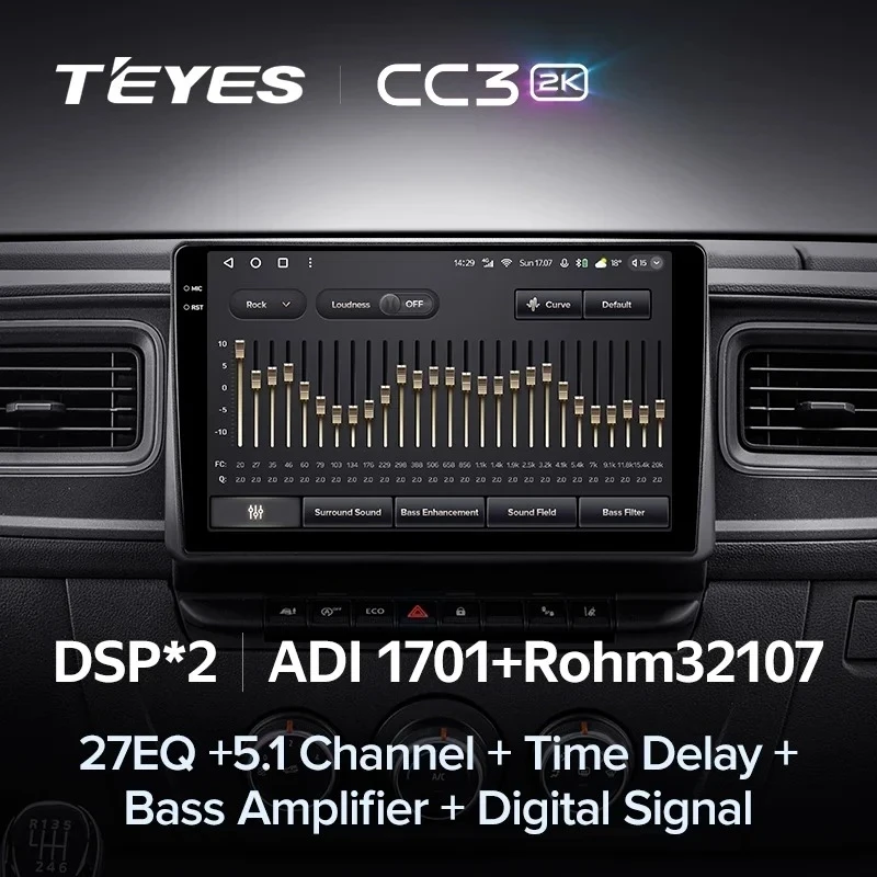 Штатная магнитола Teyes CC3 2K 6/128 Renault Master (2019-2022)
