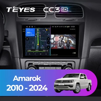 Штатная магнитола Teyes CC3 2K 6/128 Volkswagen Amarok (2010-2024)