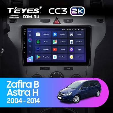 Штатная магнитола Teyes CC3 2K 4/64 Opel Zafira B (2005-2014) F2