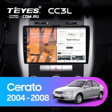 Штатная магнитола Teyes CC3L 4/32 Kia Cerato 1 LD (2004-2008) F1