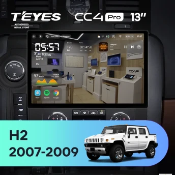 Штатная магнитола Teyes CC4 Pro 8/128 Hummer H2 E85 (2007-2009) F2 (13")