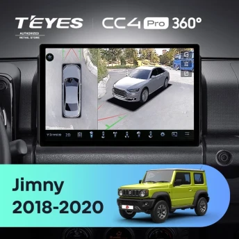 Штатная магнитола Teyes CC4 Pro 360 12/256 Suzuki Jimny JB64 (2018-2020) (13")
