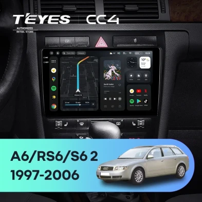 Штатная магнитола Teyes CC4 8/128 Audi S6 2 (1999-2004)