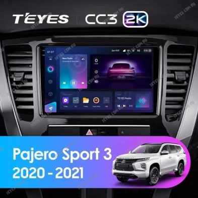 Штатная магнитола Teyes CC3 2K 4/32 Mitsubishi Pajero Sport 3 (2020-2021)