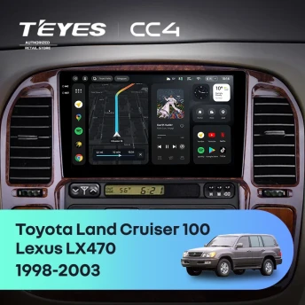 Штатная магнитола Teyes CC4 6/64 Lexus LX470 (1998-2003) F3
