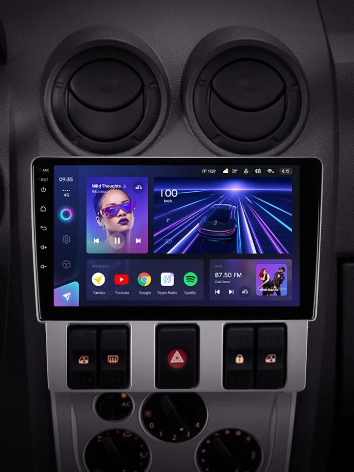 Штатная магнитола Teyes CC3 4/32 Renault Logan 1 (2004-2009)