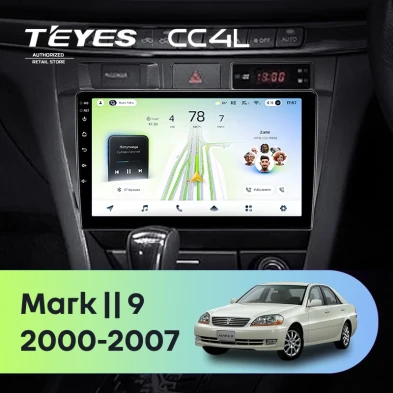 Штатная магнитола Teyes CC4L 6/64 Toyota Mark II 9 X100 (2000-2007) F1