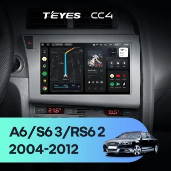 Штатная магнитола Teyes CC4 8/128 Audi S6 3 (2006-2011)