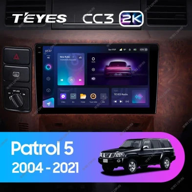 Штатная магнитола Teyes CC3 2K 4/32 Nissan Patrol V 5 Y61 (2004-2021) F3