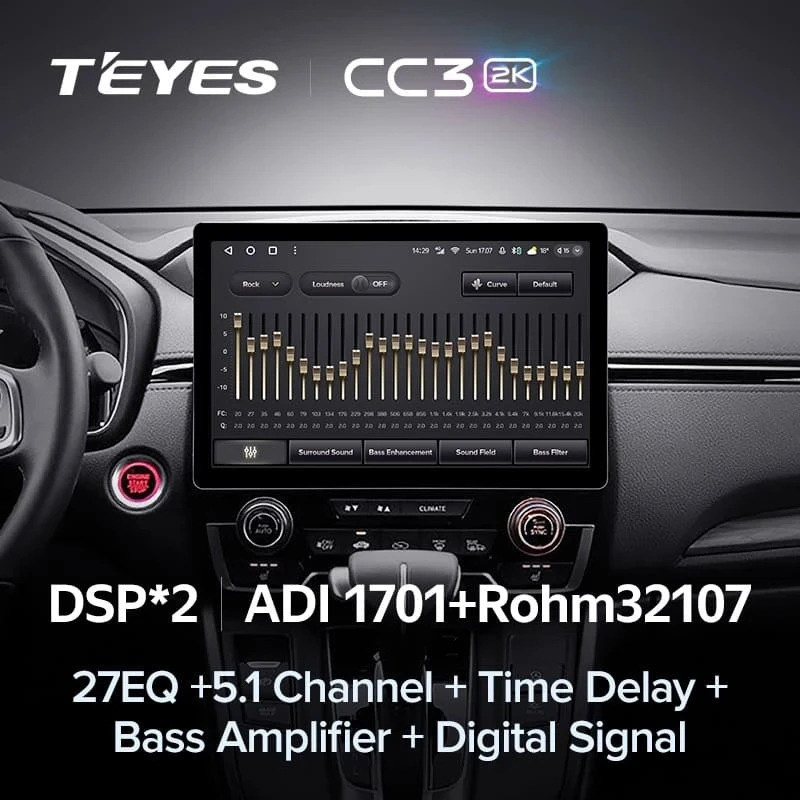 Штатная магнитола Teyes CC3 2K 4/64 Kia Ceed 2 JD (2012-2018) (11")