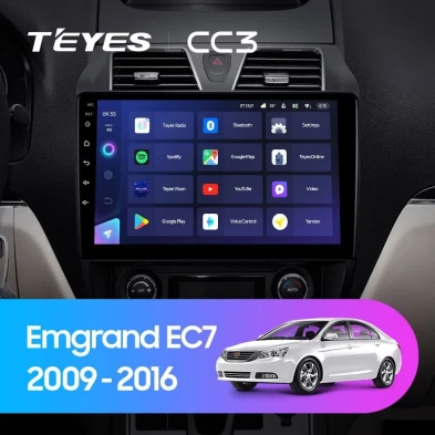 Штатная магнитола Teyes CC3 4/32 Geely Emgrand EC7 1 (2009-2016)