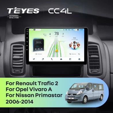 Штатная магнитола Teyes CC4L 6/64 Opel Vivaro A (2006-2014) Тип-B