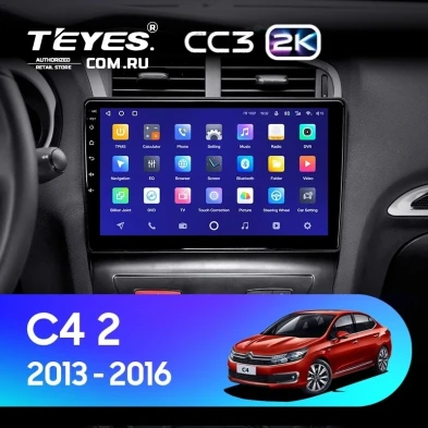 Штатная магнитола Teyes CC3 4/32 Citroen C4 (2013-2016) B7
