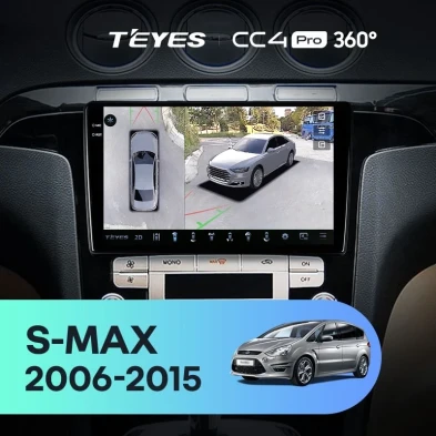 Штатная магнитола Teyes CC4 Pro 360 12/256 Ford S-MAX (2006-2015) F2