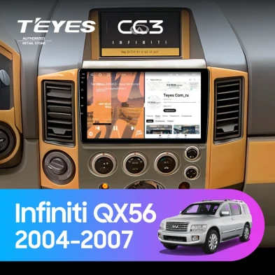 Штатная магнитола Teyes CC3 4/32 Infiniti QX56 (2004-2007)
