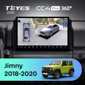 Штатная магнитола Teyes CC4 Pro 360 12/256 Suzuki Jimny JB64 (2018-2020) (11")