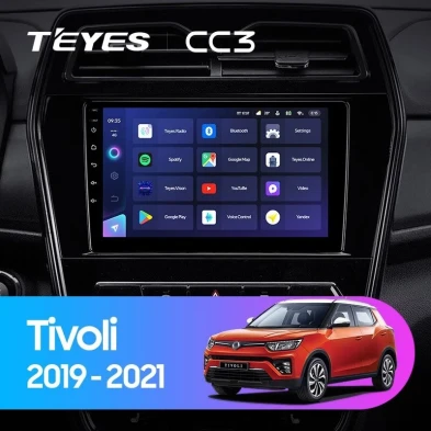 Штатная магнитола Teyes CC3 4/32 SsangYong Tivoli (2019-2023)