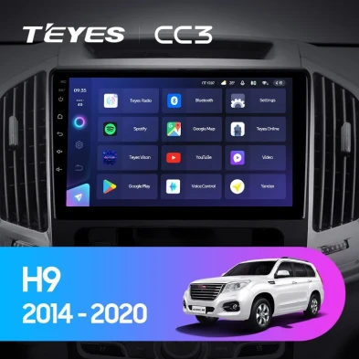Штатная магнитола Teyes CC3 4/32 Haval H9 (2014-2020)