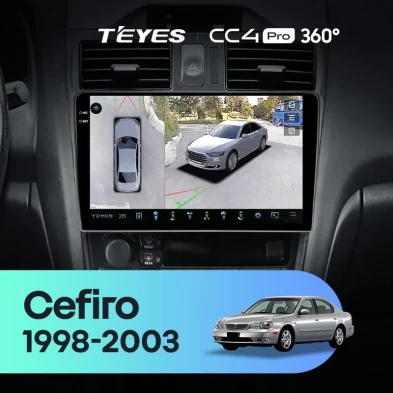 Штатная магнитола Teyes CC4 Pro 360 12/256 Nissan Cefiro 3 A33 (1998-2003) F2