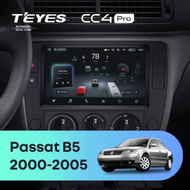 Штатная магнитола Teyes CC4 Pro 12/256 Volkswagen Passat B5 (2000-2005)