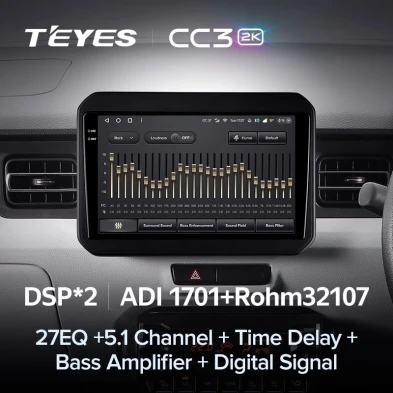 Штатная магнитола Teyes CC3 2K 4/32 Suzuki Ignis (2016-2020)