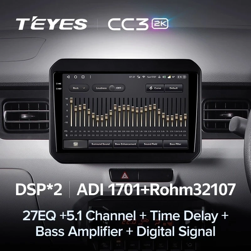 Штатная магнитола Teyes CC3 2K 4/32 Suzuki Ignis (2016-2020)