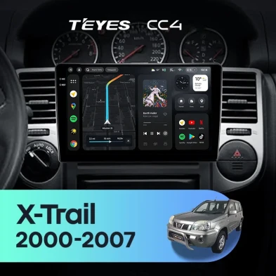 Штатная магнитола Teyes CC4 8/128 Nissan X-Trail 1 T30 (2000-2007) F2