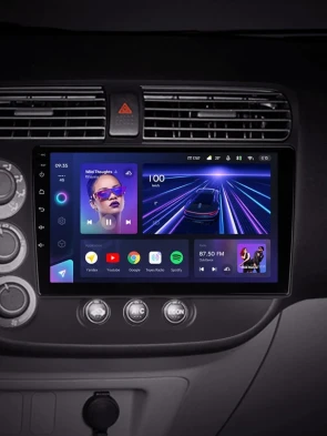 Штатная магнитола Teyes CC3 4/32 Honda Civic 7 (2000-2006) F1