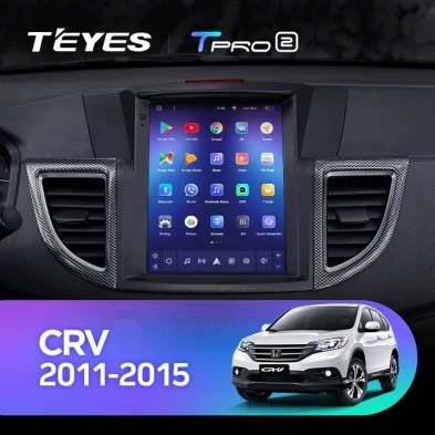 Штатная магнитола Tesla style Teyes TPRO 2 3/32 Honda CR-V 4 RM RE (2011-2015) Тип-C