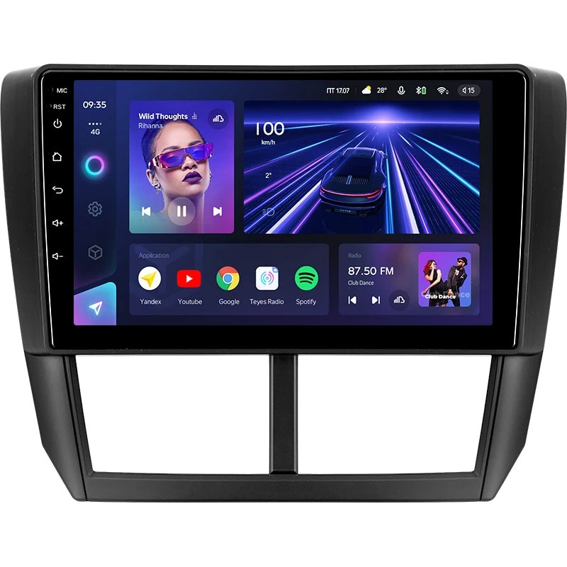 Штатная магнитола Teyes CC3 4/32 Subaru Impreza GH GE (2007-2011)