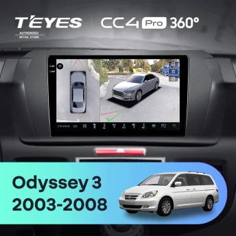 Штатная магнитола Teyes CC4 Pro 360 8/128 Honda Odyssey 3 RL3 RL4 (2003-2008)