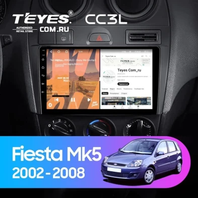 Штатная магнитола Teyes CC3L 4/32 Ford Fiesta Mk5 (2002-2008)