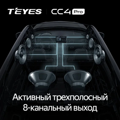 Штатная магнитола Teyes CC4 Pro 8/128 Ford Mustang 5 S-197 (2009-2014) F2