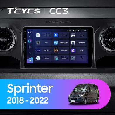 Штатная магнитола Teyes CC3 4/32 Mercedes-Benz Sprinter (2018-2022) F1