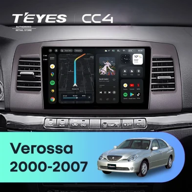 Штатная магнитола Teyes CC4 8/128 Toyota Verossa (2000-2007) F2