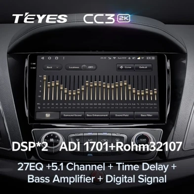 Штатная магнитола Teyes CC3 2K 4/64 JAC Refine S5 (2013-2019)