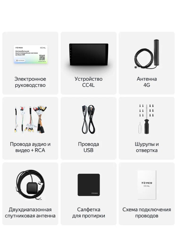 Штатная магнитола Teyes CC4L 4/64 Honda Fit 3 (2013-2020) Тип-A