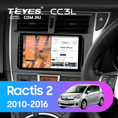 Штатная магнитола Teyes CC3L 4/64 Toyota Ractis 2 (2010-2016)