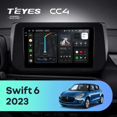 Штатная магнитола Teyes CC4 6/64 Suzuki Swift 6 (2023-2026)
