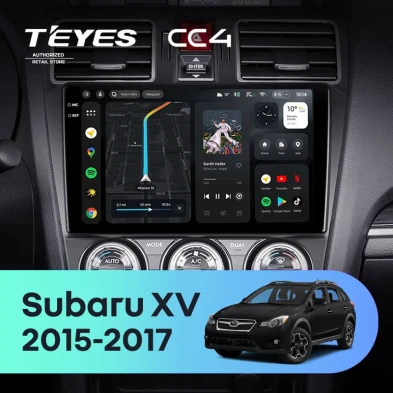 Штатная магнитола Teyes CC4 6/64 Subaru XV (2015-2017) F1