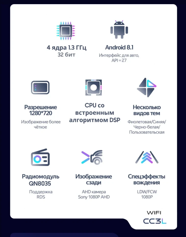 Штатная магнитола Teyes CC3L WiFi 2/32 Datsun Mi-Do (2014-2020)