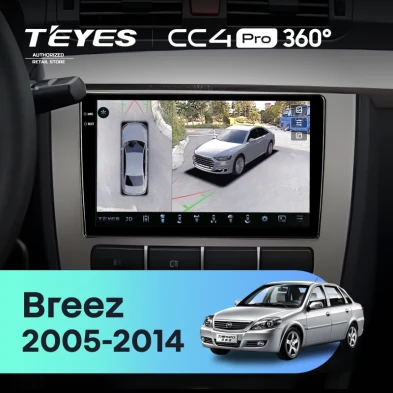 Штатная магнитола Teyes CC4 Pro 360 8/128 Lifan Breez (520) (2005-2014)