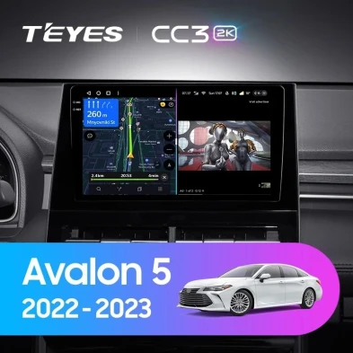 Штатная магнитола Teyes CC3 2K 6/128 Toyota Avalon V XX50 (2022-2023)