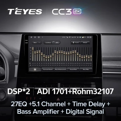 Штатная магнитола Teyes CC3 2K 6/128 Toyota Avalon V XX50 (2022-2023)