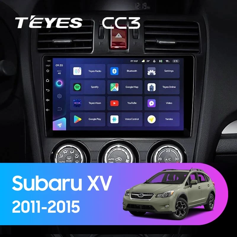 Штатная магнитола Teyes CC3 4/32 Subaru XV (2011-2015) Тип-B