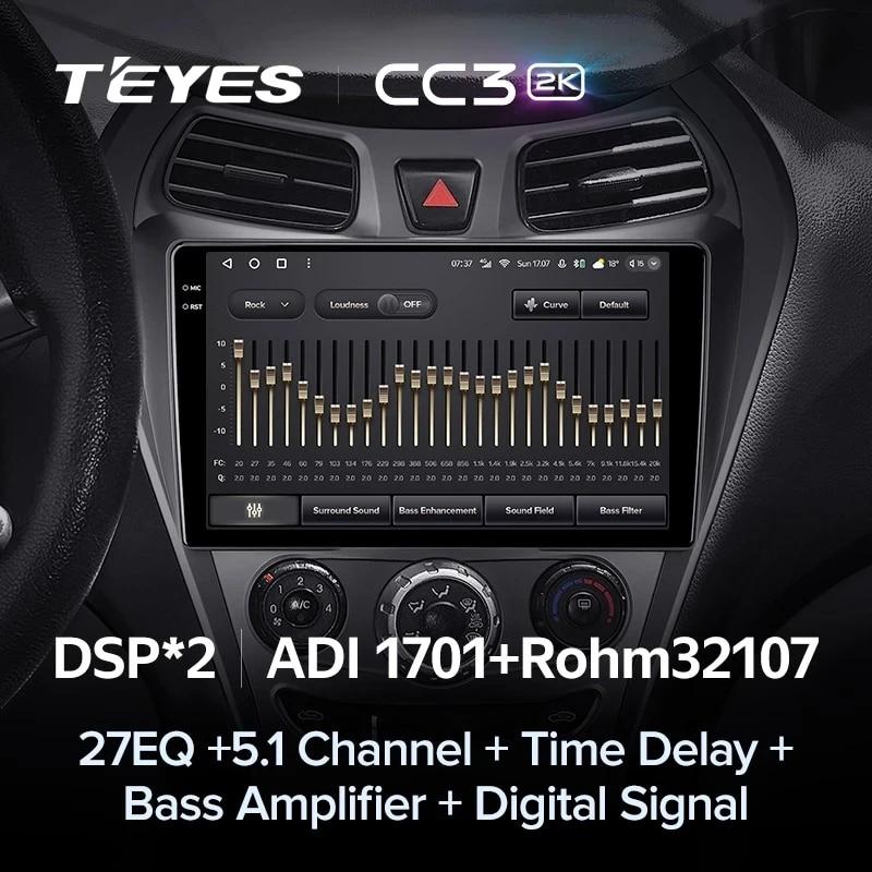 Штатная магнитола Teyes CC3 2K 360 6/128 Hyundai Eon (2012-2019)