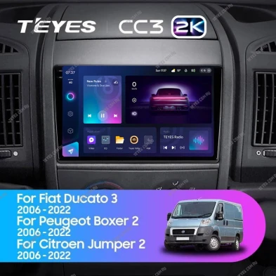 Штатная магнитола Teyes CC3 2K 4/32 Peugeot Boxer 2 (2006-2022)