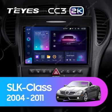 Штатная магнитола Teyes CC3 2K 4/32 Mercedes-Benz SLK-Class R171 (2004-2011)