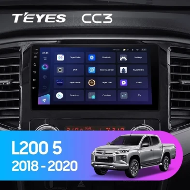 Штатная магнитола Teyes CC3 4/32 Mitsubishi L200 5 (2018-2020) F1