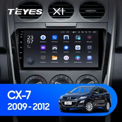 Штатная магнитола Teyes X1 4G 2/32 Mazda CX7 CX-7 CX 7 ER (2009-2012)